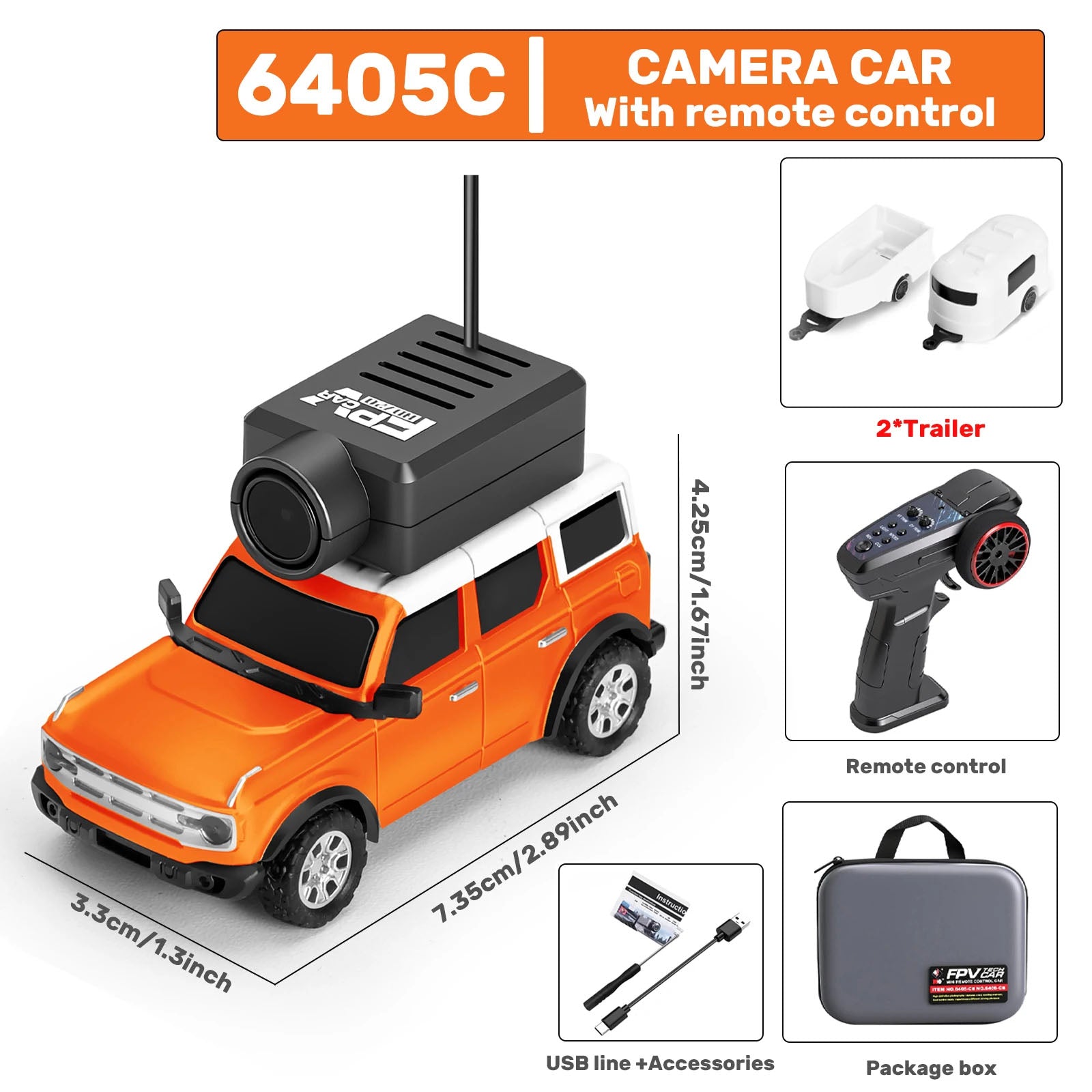 Mini RC Car with FPV Camera