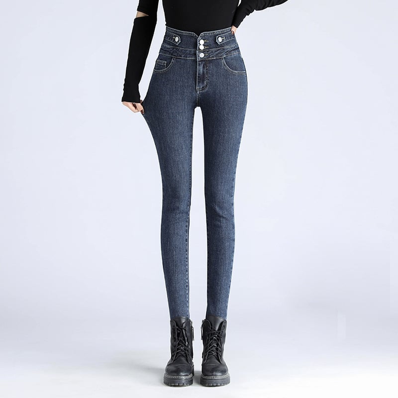 Spring New High-Waisted Skinny Pants Collection